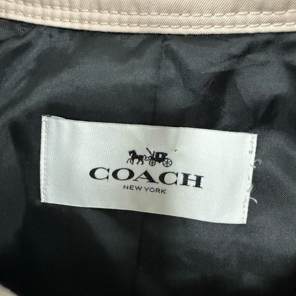Y2K 2000s Coach trench coat style jacket see measurements - Picture 3 of 7